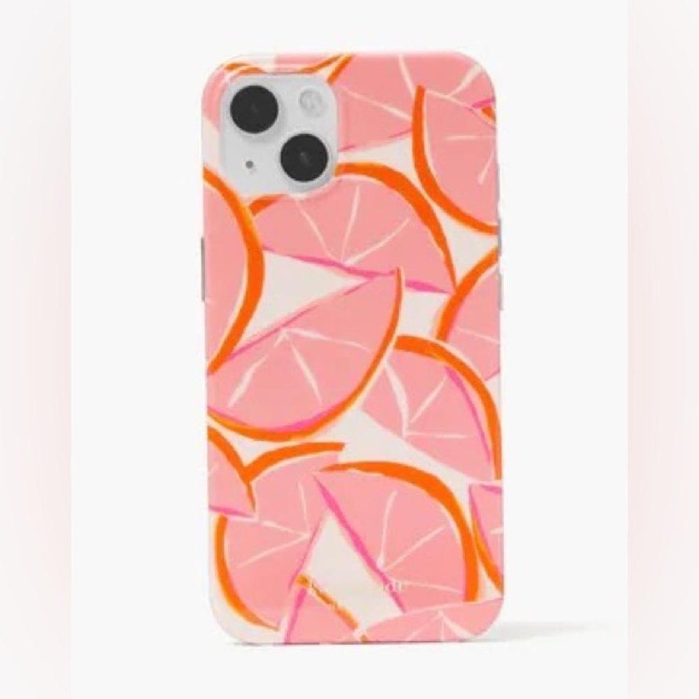 NWT Kate Spade iPhone 13 case- Grapefruit
